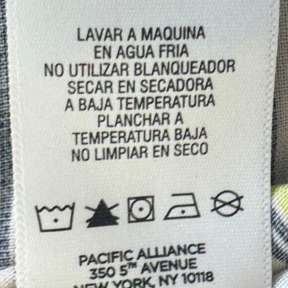 New LIBBY EDELMAN High-Low Dreamy Multicolor Striped Sleeveless Blouse Sz L - Picture 13 of 13